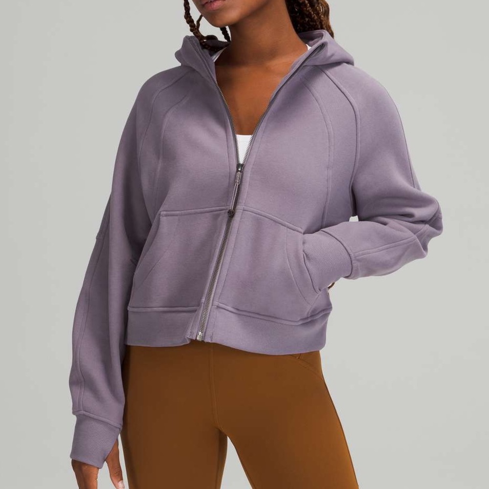Scuba oversized full zip jacket